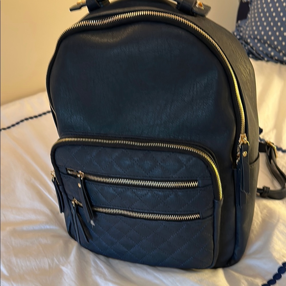 Vegan Leather Backpack